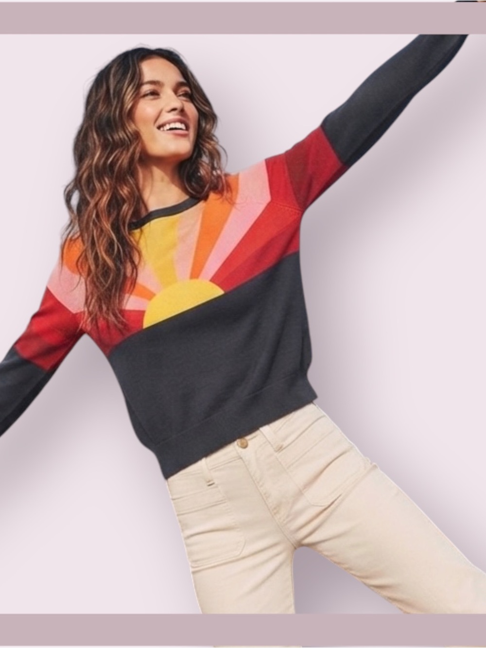 Marine Layer Sunset Icon Sweater